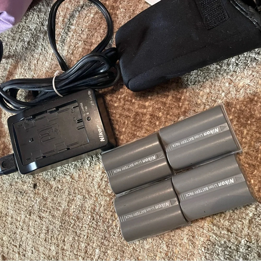 Nikon D300 DSLR camera body with MB-D10 battery grip